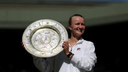 Jucătoarea cehă de tenis, Barbora Krejcikova, câștigă turneul de la Wimbledon