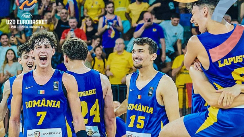 Baschet masculin U20: România joacă finala cu Ucraina