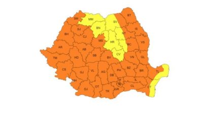 Avertizare meteorologică – Cod portocaliu de caniculă!