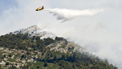 Grecia: 54 de incendii de vegetaţie într-un interval de 24 de ore