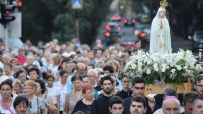 Procesiune cu Statuia Sfintei Fecioare Maria de la Fatima – restricții de trafic