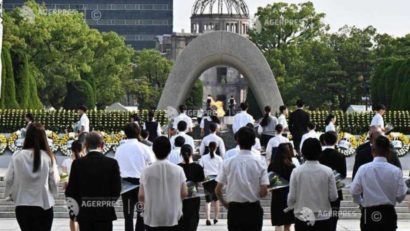 Protest voalat la ceremonia de la Nagasaki