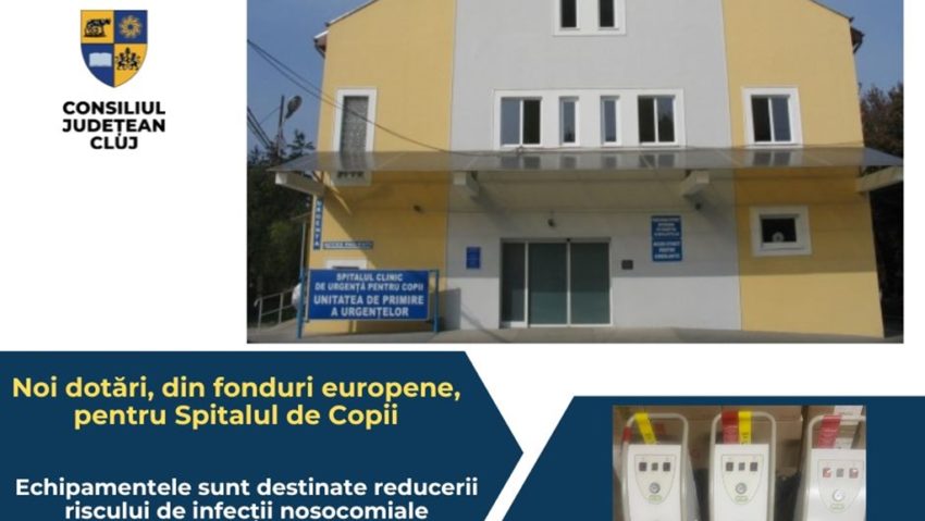 Dotări noi pentru Spitalul de Urgență pentru Copii