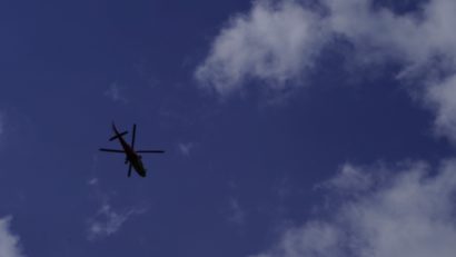 Elicopter prăbușit pe un hotel!