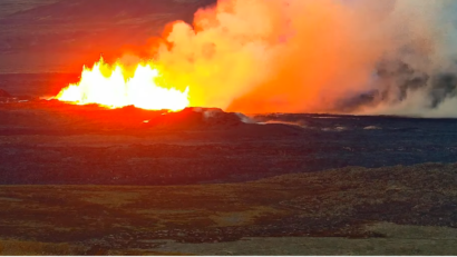 În Islanda a început o nouă erupţie vulcanică