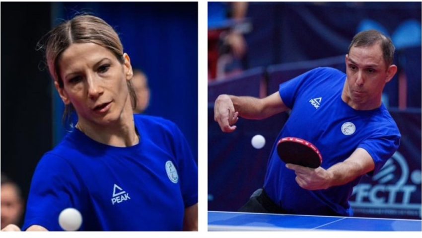 Camelia Ciripan şi Bobi Simion au fost învinși la para-tenis de masă