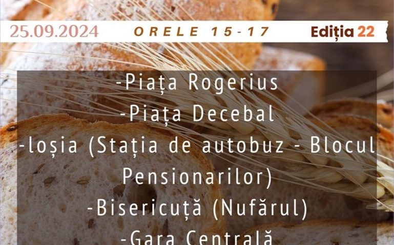 ”Oradea donează o pâine”, o nouă ediție