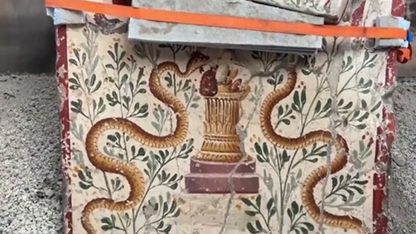 O locuință neobișnuit de mică a fost descoperită în Pompeii