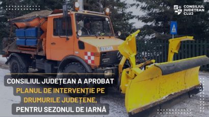 Plan de intervenție pe drumurile județene pe timpul iernii