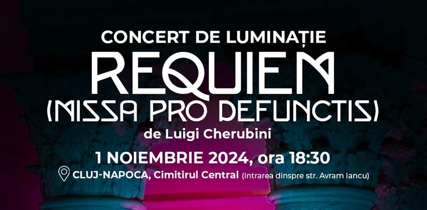 Concert de Luminație la Cimitirul Central din Cluj-Napoca