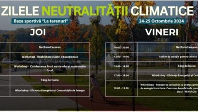 Zilele Neutralității Climatice în Cluj-Napoca