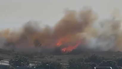 Incendiu de amploare, în apropiere de Los Angeles