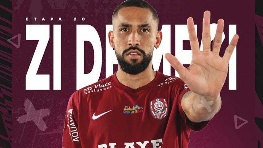 CFR Cluj evoluează pe terenul formației Unirea Slobozia