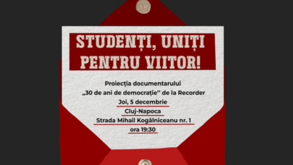 ANOSR organizează o manifestație în Cluj-Napoca