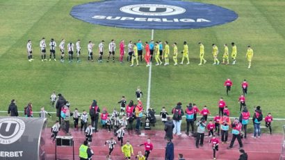 U Cluj a revenit pe primul loc în SuperLiga României de fotbal