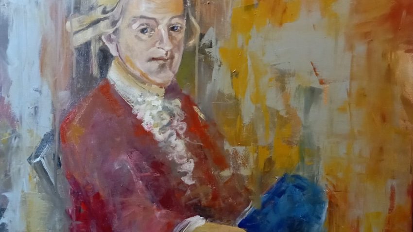 “Bitte Mozart lieben”: muzica lui Mozart, interpretată pe pânză