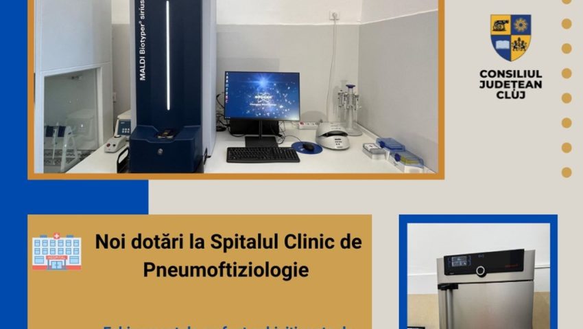 Noi dotări la Spitalul Clinic de Pneumoftiziologie