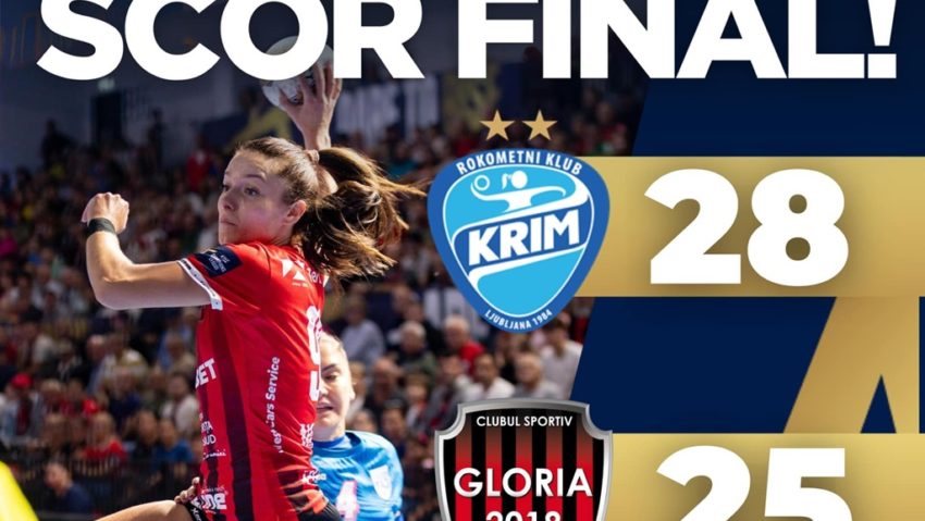 Gloria Bistrița a fost învinsă de Krim Ljubljana, la handbal feminin