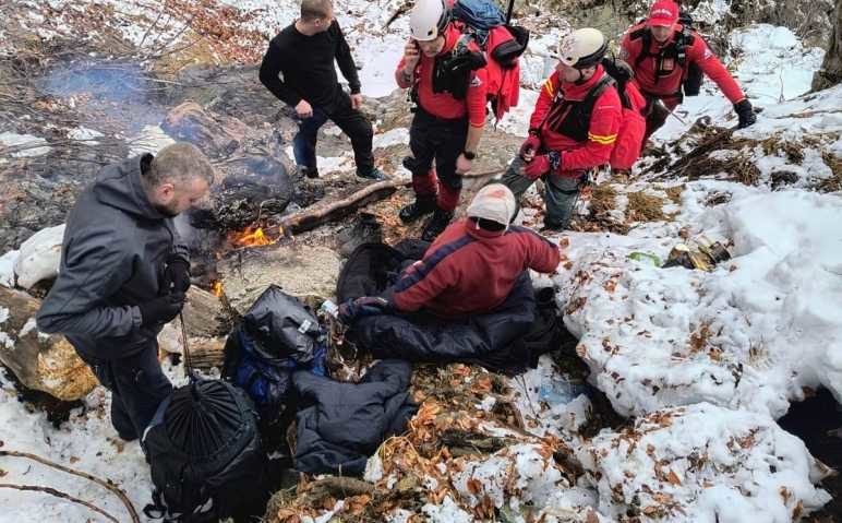 Trei cetățeni ucraineni salvați din Munții Maramureșului