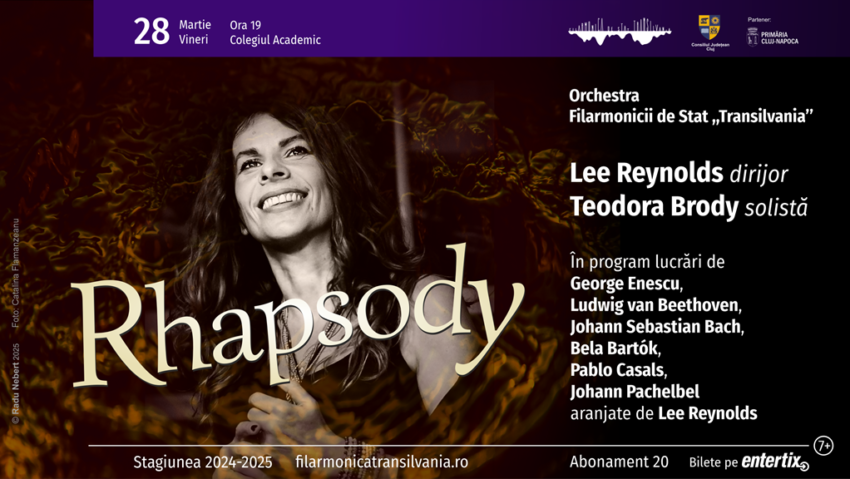 De la Carnegie Hall și LSO St Luke’s la Cluj – ”Rhapsody” și Teodora Brody live la Colegiul Academic