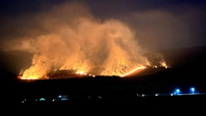 Ne ard pădurile! 40 de incendii de vegetație, din care patru s-au propagat la păduri | FOTO