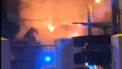 Incendiu violent la o casă din Oradea